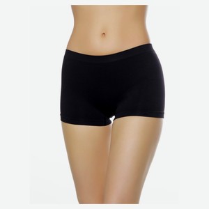 Трусы-шорты женские SeamlessFLEX с заниженной талией черные, размер 4- L/XL