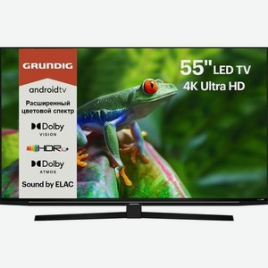 55  Телевизор GRUNDIG 55GGU8960, 4K Ultra HD, черный, СМАРТ ТВ, Android