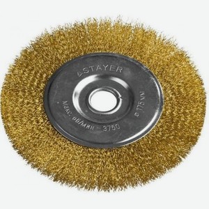Щетка дисковая Stayer 35122-175, по металлу, 175мм, 22.2мм
