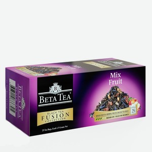 Чай <Beta Tea> Fusion Collection Mix Fruit 25пак*1.5г 37.5г Россия