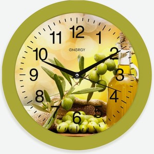 Настенные часы ENERGY  Оливки , кварцевые (ЕС-100)