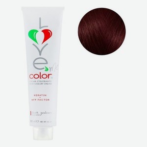 Крем-краска для волос Love Me Color Cream 100мл: 5.6 Светло-каштановый красный