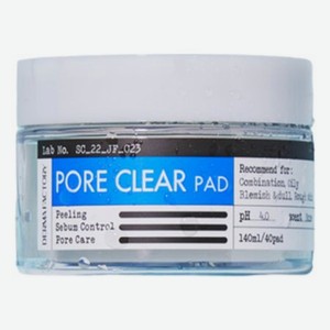 Очищающие пэды для лица Pore Clear Pad 40шт