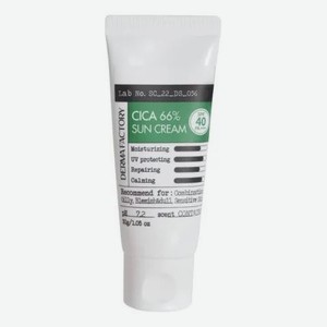 Солнцезащитный крем с экстрактом центеллы азиатской Cica 66% Sun Cream SPF40 PA+++ 30г: Крем 30г