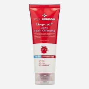 Очищающая пенка для лица с кислотами Deep-Red Acne Foam Cleansing 155мл