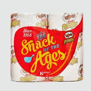 Полотенца бумажные кухонные с рисунком  Pringles  3 слоя