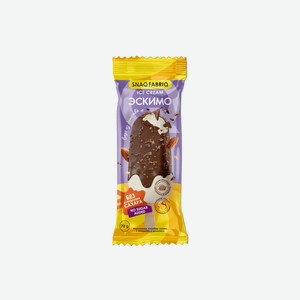 Мороженое Snaq Fabriq без сахара пломбир эскимо с миндалём в шоколаде 70 г