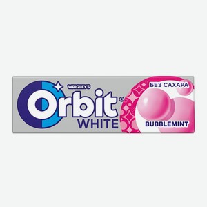 Жевательная резинка Orbit White Bubblemint без сахара 13,6 г