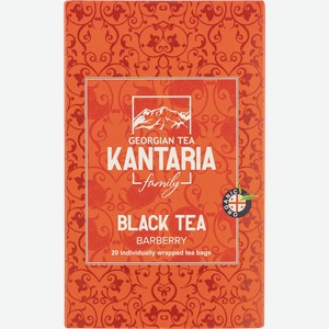 Чай черный в пирамидках Кантариа БИО клубника Кантеа кор, 20*2,5 г