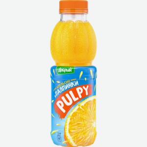Напиток сокосодержащий негаз Добрый палпи апельсин Мултон п/б, 0,45 л
