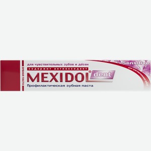 Зубная паста от воспалений Мексидол дент сенсетив чувствитель зубы к/у, 100 мл