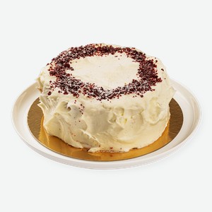 Торт бисквитный Красный бархат с сырно-сливочным кремом СП ТАБРИС кор