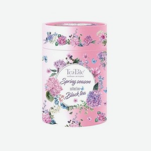 Чай <TeaTale> Spring Season Pink черный цейлонский листовой 100г коробка Россия