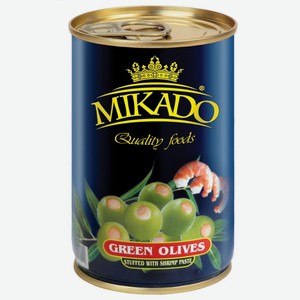 Оливки <Mikado> с креветкой 300мл ж/б Испания