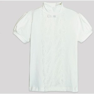 Джемпер (блузка) для девочки с коротким рукавом Let s Go р.158 ц.кремовый арт.61223