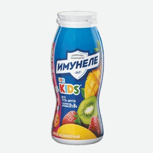 Напиток кисломолочный  Имунеле Кидс  Тутти Фрутти 1.5%100г