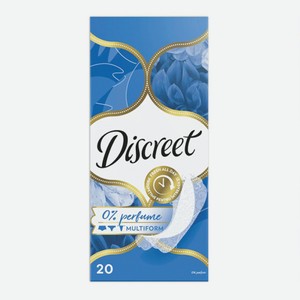 Женские гигиенические прокладки на каждый день  DISCREET Air Multiform Single 20шт