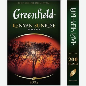 Чай черный Greenfield Kenyan Sunrise 200г