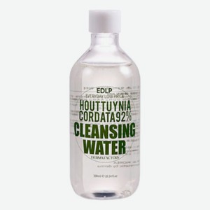 Очищающая вода для лица с экстрактом хауттюйнии Houttuynia Cordata 92% Cleansing Water 300мл