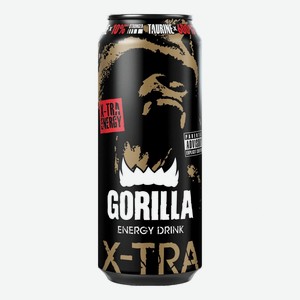 Энергетический напиток Gorilla Extra кофе газированный 450 мл