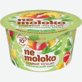 Йогурт NeMoloko соевый Тропический микс 130г