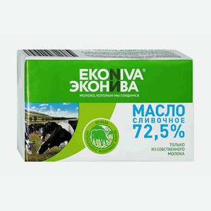 Масло сливочное ЭкоНива Крестьянское 72.5%, 350 г