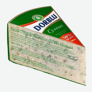 Сыр мягкий Dorblu Classic с голубой плесенью 50%, 100 г