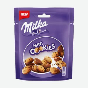 Печенье МИЛКА Мини кукис с кусочками шоколада 100гр