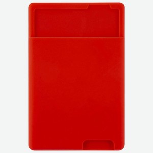 Кардхолдер для смартфона Barn&Hollis силикон, крепление 3М, красный (УТ000031285)