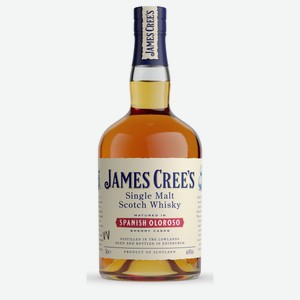 Виски James Crees односолодовый, 0.7л Великобритания