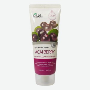 Пилинг-скатка для лица с экстрактом ягод асаи Acai Berry Natural Clean Peeling Gel 100мл: Пилинг-скатка 100мл