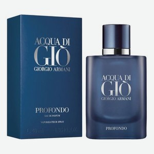 Acqua Di Gio Profondo: парфюмерная вода 40мл