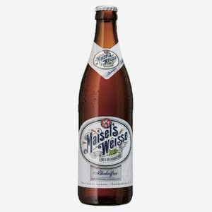Безалкогольное пиво Maisels Weisse светлое нефильтрованное непастеризованное 0,5 л