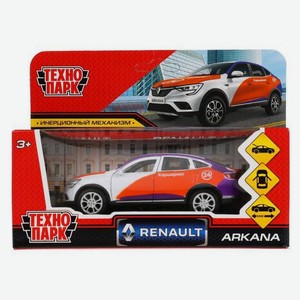 Машина инерционная «Технопарк» Renault Arkana каршеринг, 12 см