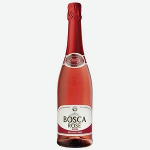 Bosca Rose безалкогольный напиток розовый полусладкий, 0,75 л