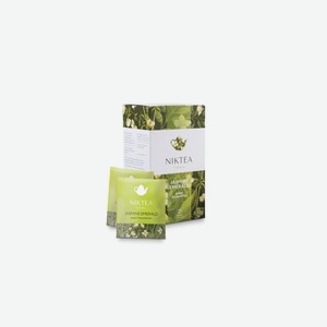 Чай зеленый Niktea Жасмин Эмеральд с жасмином пакетированный 25х2 г