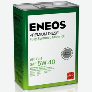 Моторное масло ENEOS Premium Disel, 5W-40, 4л, синтетическое [8809478943077]