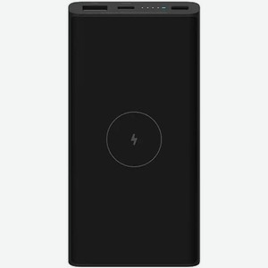 Внешний аккумулятор (Power Bank) Xiaomi 10W Wireless, 10000мAч, черный [bhr5460gl]