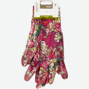 Перчатки уплотненные Купман с цветочным принтом Купман Интернэшнл , 1 пара