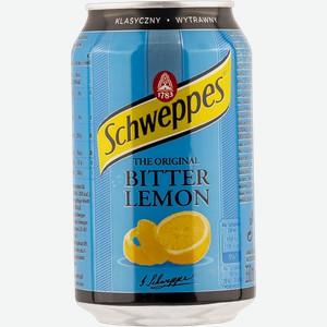 Напиток газ Швепс биттер лимон Оранжина Швепс ж/б, 0,33 л