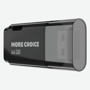 USB-флешка More Choice USB 2.0 64GB Black (MF64)
