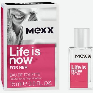 Туалетная вода Mexx Life Is Now женская 15мл