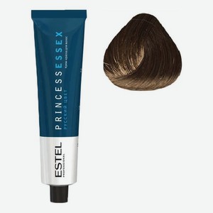 Крем-краска для волос Русский цвет Princess Essex 60мл: 6/00 Темно-русый для седины
