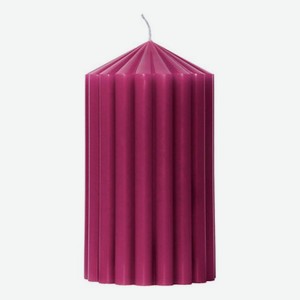 Свеча декоративная фактурная Пурпурная: свеча 380г