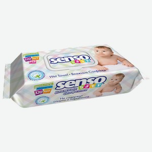 Детские влажные салфетки Senso Baby