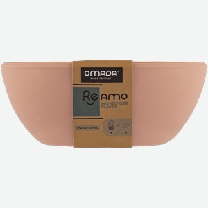 Салатник 14см розовый Омада переработанный пластик Адамо , 1 шт