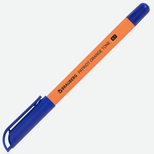 Ручка шариковая Brauberg Patriot Orange Tone, узел 0,7 мм, линия письма 0,35 мм (143964)