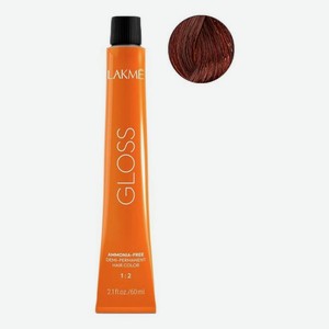 Крем-краска для тонирования волос без аммиака Gloss 60мл: 5-44 Светлый шатен медный яркий