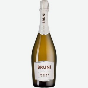 Вино игристое Bruni Asti белое сладкое 7%, 0.75 л, Италия