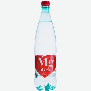 Вода Mg Mivela минеральная питьевая лечебно-столовая слабогазированная, 1л